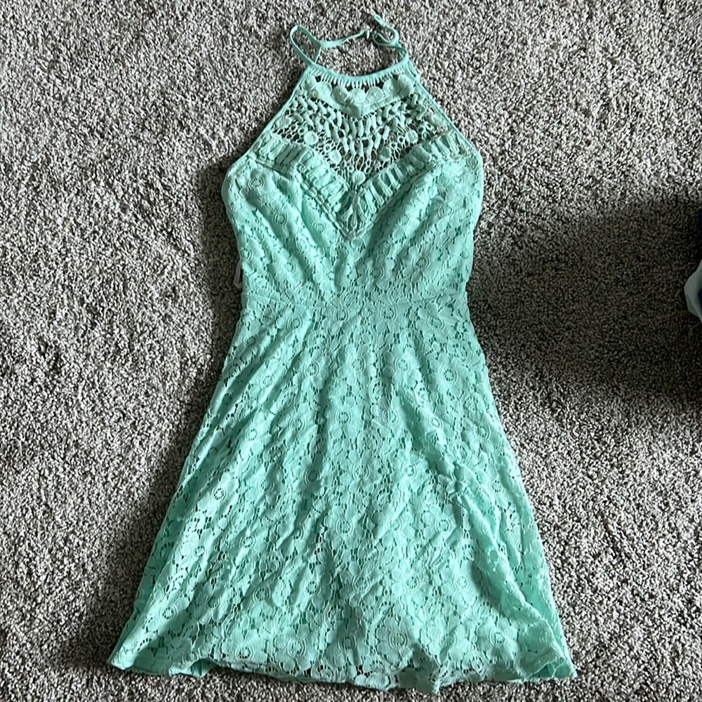 Lace Halter Dress